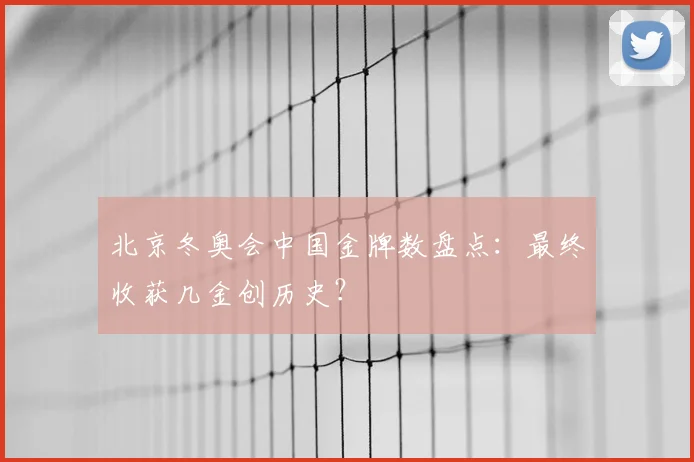 北京冬奥会中国金牌数盘点：最终收获几金创历史？